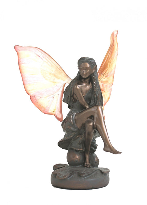 Rhea Fairy Statue 11cm β Bronze Finish Resin Figurine, Made in Italy Italfama