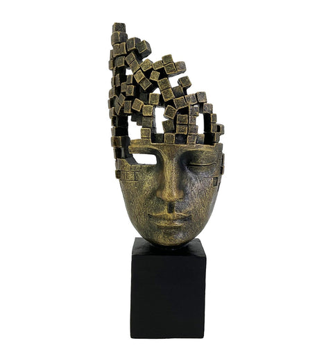 Italfama Memory Statue 31cm Bronze-Finish Resin, Handmade in Italy Home Decor