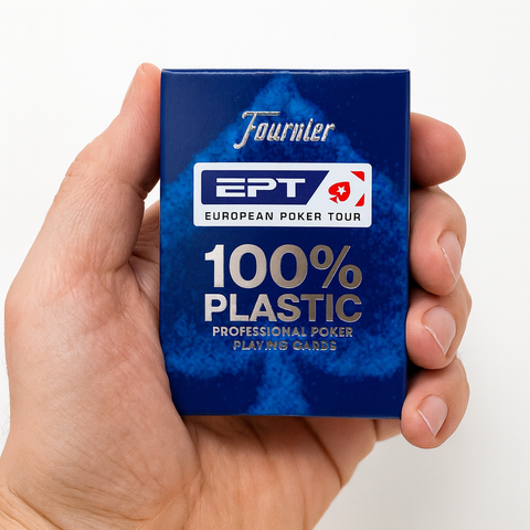 Fournier EPT Blue European Poker Tour Cards 100% Plastic: Professional Deck