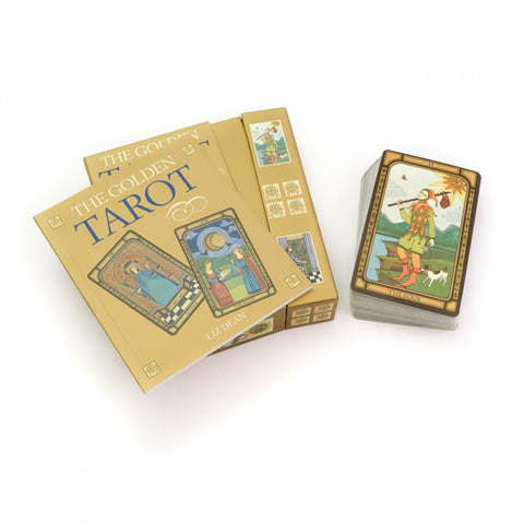 The Golden Tarot Cards & Illustrated Book Cico Books By Liz Dean Ancient NEW