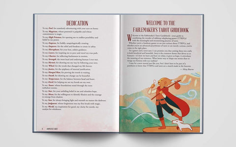 The Fablemaker'S Animated Tarot Guidebook Silver Hitpoint Press Hppb005