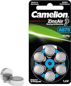 675 CAMELION A675 ZINC AIR 1.4V, 6 piece