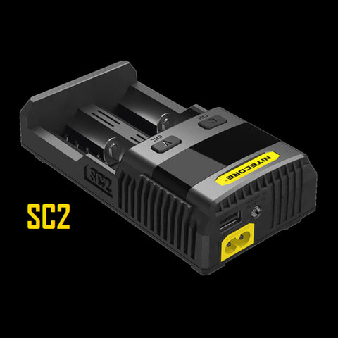 Nitecore Sc2 Superb Charger Rechargeable Battery Not Included Imr Ni-Mh Eu Plug