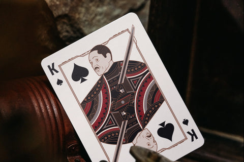 Mandalorian Star Wars Theory 11 Playing Cards Deck Magic Tricks Red Black