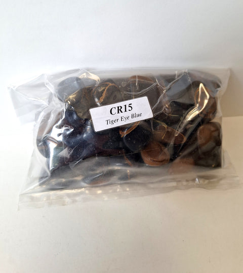 Tiger Eye Blue Tumble Stones Tumble Crystals 500 Grams Pack Lo Scarabeo Cr15