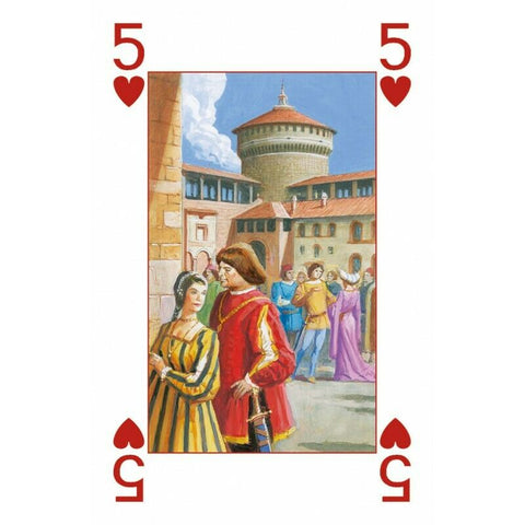 Milano Collection Playing Cards 54 Illustrated History Deck Lo Scarabeo NEW