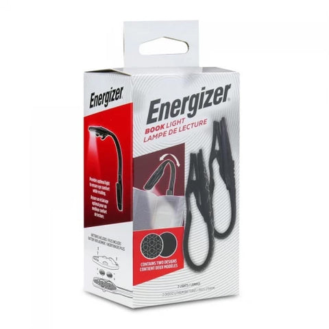 Energizer Book Light 2 Pack Different Designs Warm Light Batteries Included