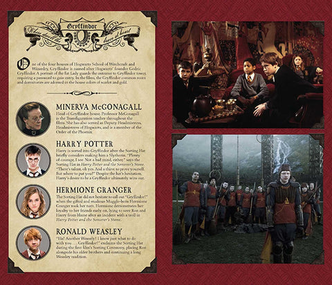 Harry Potter: Gryffindor Hardcover Ruled Journal Insight Editions