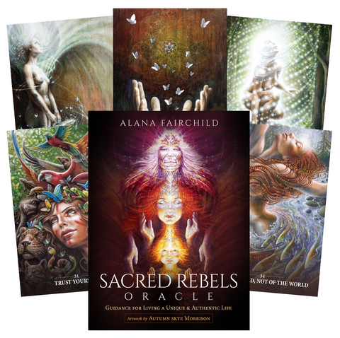 Sacred Rebels Borderless Oracle Deck Cards Alana Fairchild Blue Angel Sro44