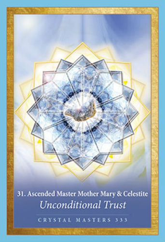 Crystal Mandala Oracle Cards Deck Alana Fairchild Esoteric Telling Blue Angel