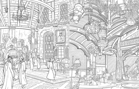 Hogwarts Legacy: The Official Coloring Book Insight Editions