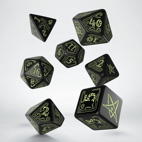 Call Of Cthulhu Dice Set Black And Fosfo Rpg Role Playing Games Q-Workshop NEW
