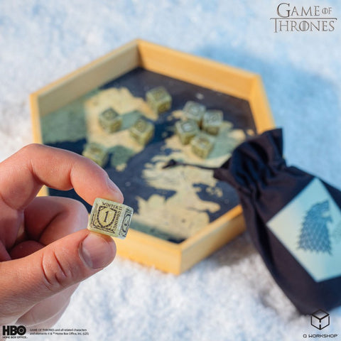 Game of Thrones Stark D6 Dice Set 10pcs – Q WORKSHOP Official Direwolf