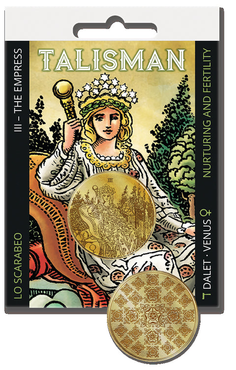 Tarot Talisman The Empress Coin Nurturing & Fertility Venus Lo Scarabeo NEW