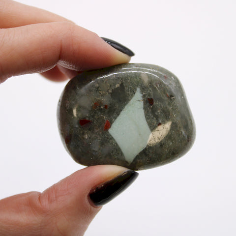 Large African Tumble Stones (6X) - Bloodstone Sephtonite Ancient Wisdom NEW
