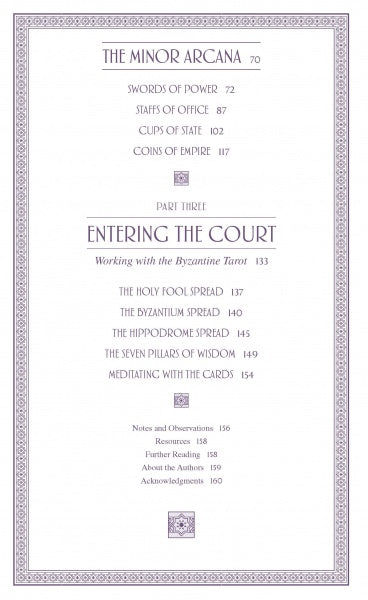 The Byzantine Tarot Wisdom From An Ancient Empire Cards Book Set Schiffer NEW