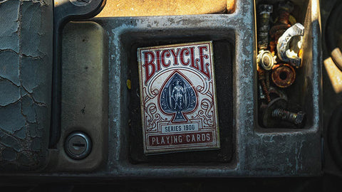 1900 Series Playing Cards Red Bicycle Marked Deck Magic Tricks NEW