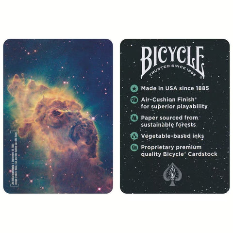 Bicycle Stargazer 203 Playing Cards Poker Size, Hubble Nebula, USA-Made