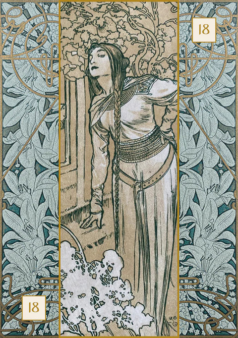 Alfons Maria Mucha Oracle Cards Deck & Instruction Lo Scarabeo Esoteric NEW