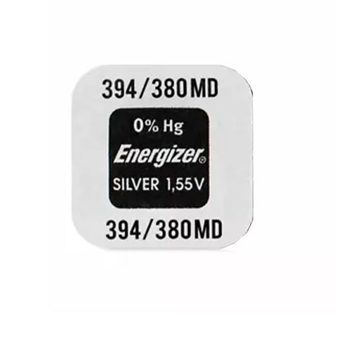 1x Energizer 394 380 Silver Oxide Watch Battery 1.55V SR1130