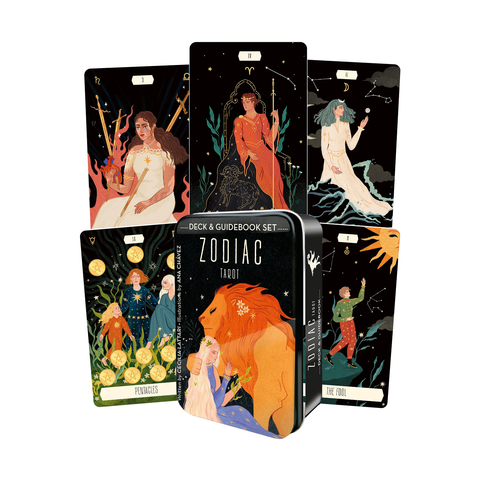 Zodiac Tarot Cards Deck & Booklet In A Tin Esoteric US Games Systems