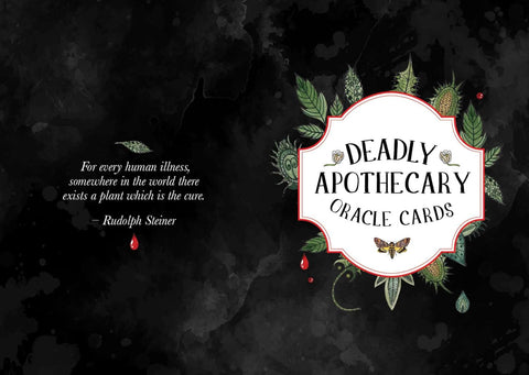 Deadly Apothecary Oracle Card Deck Healing Rockpool By Priestess Moon Rp178