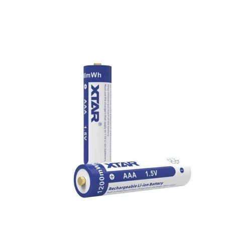 4 Xtar Aaa Rechargeable Li-Ion Batteries 1200 Mwh 1.5V Protected 4 Pack NEW