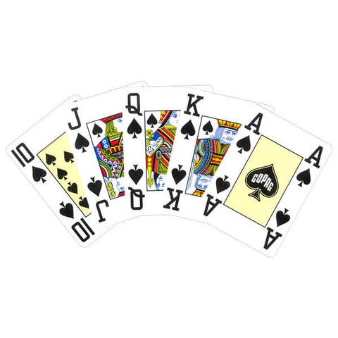 Copag 4 Corner Jumbo Index Blue Back White Box Plastic Poker Playing Cards NEW