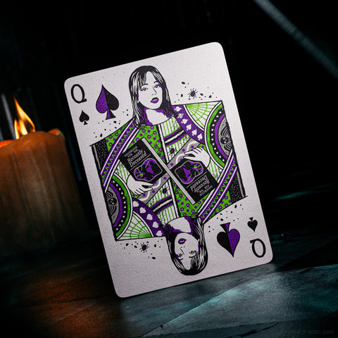 Beetlejuice Playing Cards Theory 11 Green Purple Poker Deck
