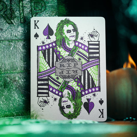 Beetlejuice Playing Cards Theory 11 Green Purple Poker Deck