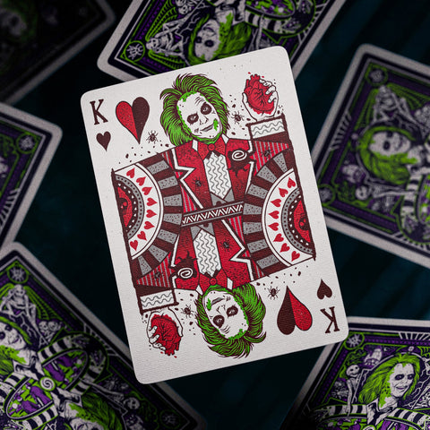 Beetlejuice Playing Cards Theory 11 Green Purple Poker Deck