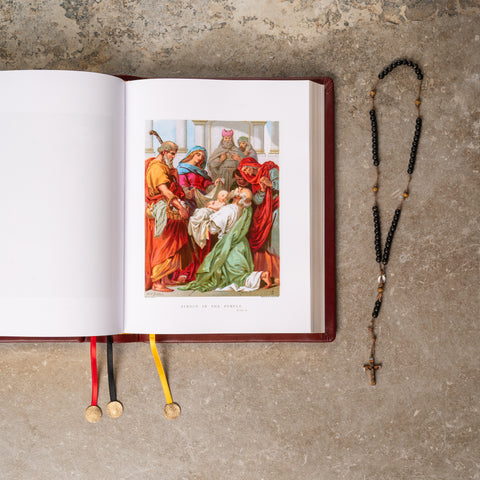 Luxury Holy Bible KJV Family Edition | Burgundy Leather | Old & New Testament