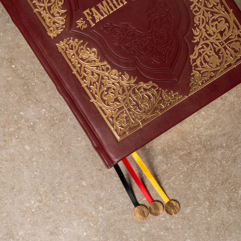 Luxury Holy Bible KJV Family Edition | Burgundy Leather | Old & New Testament