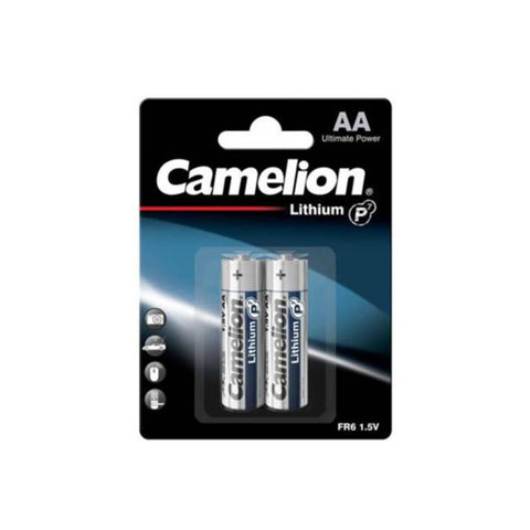 2 Camelion Aa Lithium Ultimate Power Batteries Fr6 L91 1.5V 2Bl Exp 2032 NEW