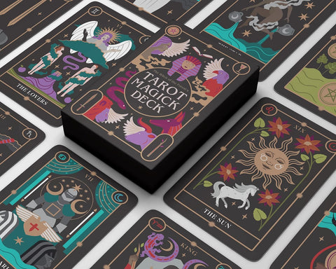 The Witch Of The Forest'S Tarot Magick Deck Spiritual Leaping Hare Press Lhp001