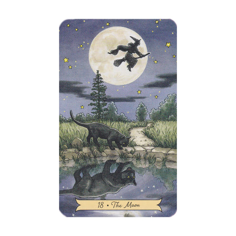 Everyday Witch Tarot Mini Cards Deck Llewellyn Deborah Blake Elisabeth Alba NEW
