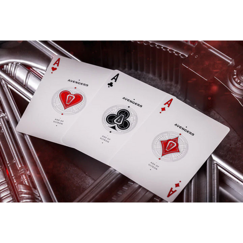 Avengers Ultron Playing Cards 2 Decks Pvc & Paper Led Lights Difatta Dif10