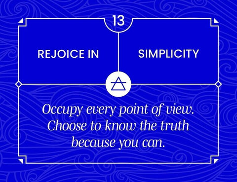 Indigo Sage Affirmation Cards – Air Element Deck for Clarity & Mindfulness