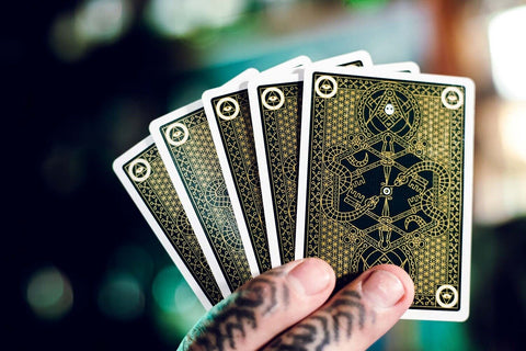 Ellusionist Crossed Keys Playing Cards Deck Green White Magic Tricks NEW