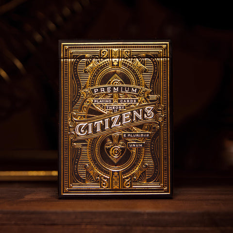 4x Decks Citizens Theory 11 Luxury Playing Cards Deck Gold Magic Trick Sealed