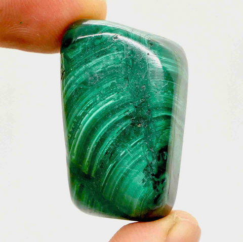 24 Large Tumble Stones - Malachite Grade Sa Gemstones Ancient Wisdom NEW