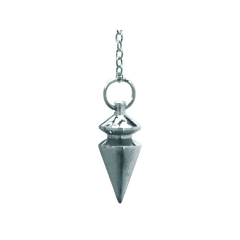 Deluxe Silver Egyptian Pendulum Lo Scarabeo Silver Metal Divination Dowsing NEW