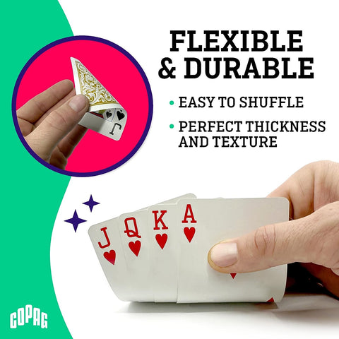 1546 Neoteric Poker Size Standard Index playing cards double deck: Red and Green