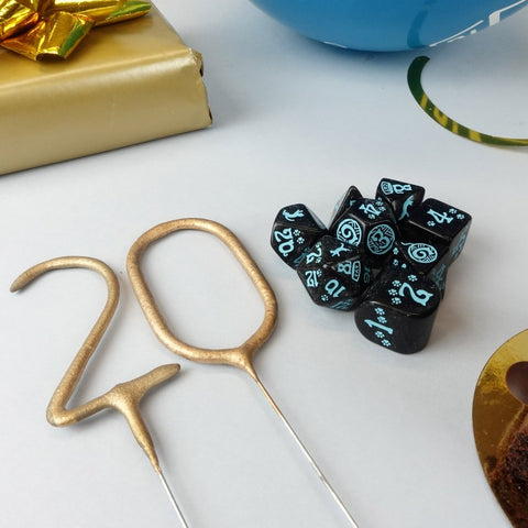 20 years: Cats Dice Set Q-WORKSHOP (limited edition)