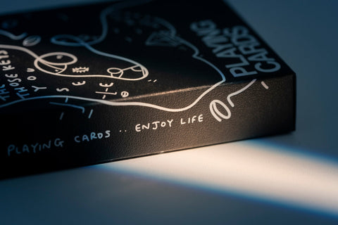 Shantell Martin Whitney Black Theory 11 Playing Cards Deck Magic Tricks