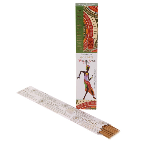 Vijayshree Golden Copal & White Sage Incense Sticks 15g Smudging & Purifying