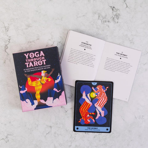 Yoga Through Tarot cards Leaping Hare Press