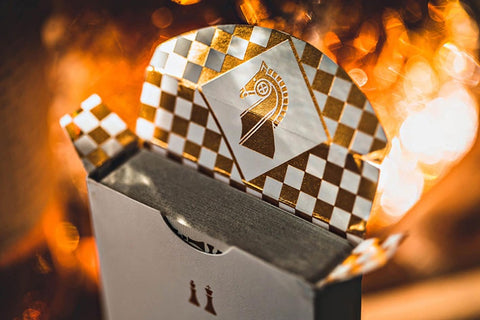 Ellusionist Knights Playing Cards White & Gold Deck Madison Ramsay Magic NEW