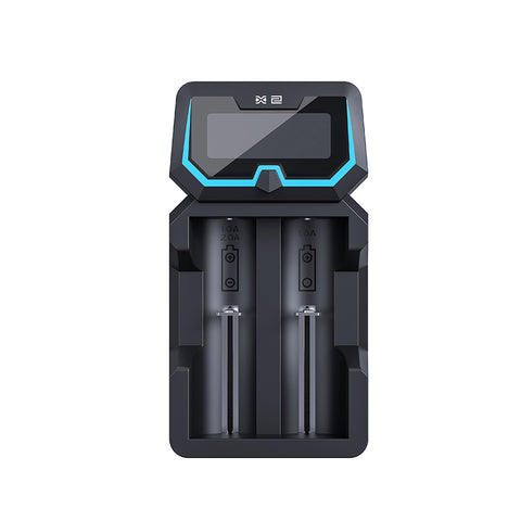 Xtar X2 Battery Charger High Speed Processor Li-Ion Tc/Cc/Cv Lcd NEW