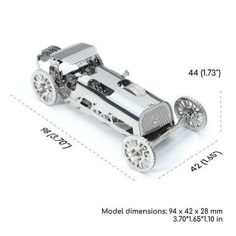 Tiny Sportcar Model Building Kit Original Time For Machine Stainless Steel NEW